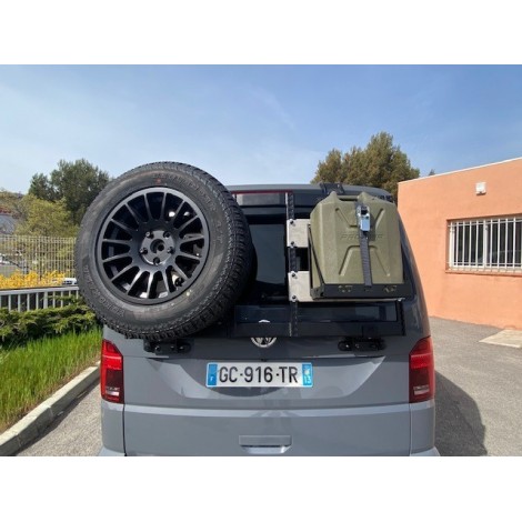 Porte roue / porte tout sur hayon pour Volkswagen Transporter T6 - GTV-VAN